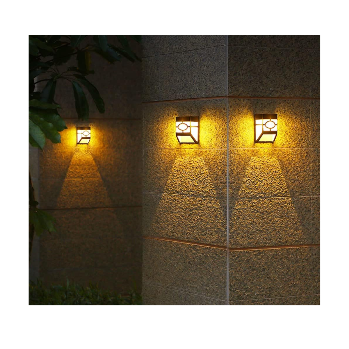 Lampara de pared diseño moderno solar
